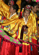 costumed dancers